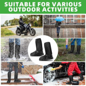Waterproof Pvc Motorcycle Or Cycle Rain Shoe Cover