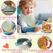 1 Pcs Silicone Baby Bibs