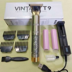 Best Quality Rechargeable Vintage T9 trimmer (Dabal Battery) 