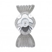 Elegant Butterfly Watch silver