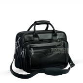 Fashionable Laptop Shoulder Business Bag (Black)