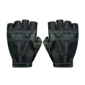 Genuine Leather Half Hand Gloves For Men & Women