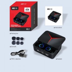 M90 Pro TWS Wireless Bluetooth 5.2 Headphones Stereo