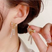 New Crystal Drop Ear Ring