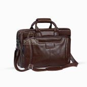 Personalized Handmade Cow Leather Professional Business Bag 