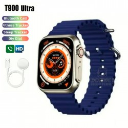 T900 Ultra Smart Watch - 2.09 Infinite Display- Blue 
