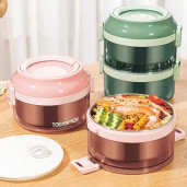 Tedemei Double‑Layer Stainless Steel Lunch Box